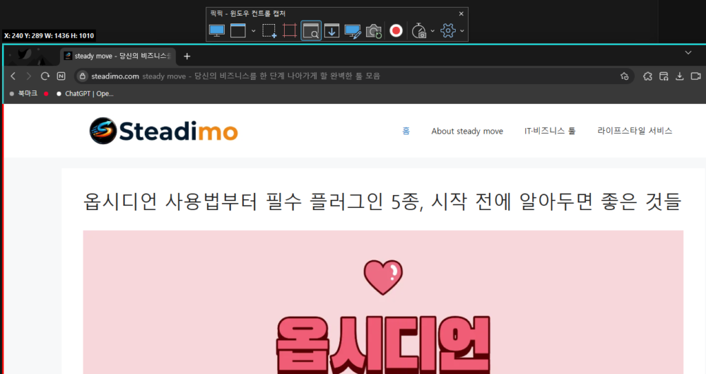 픽픽 툴바 설명5